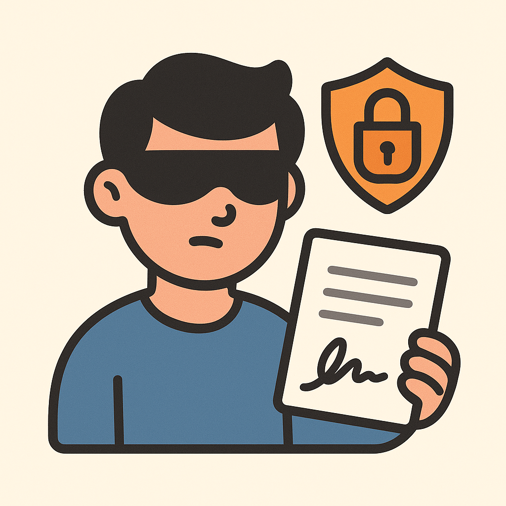 Blind signing in web3