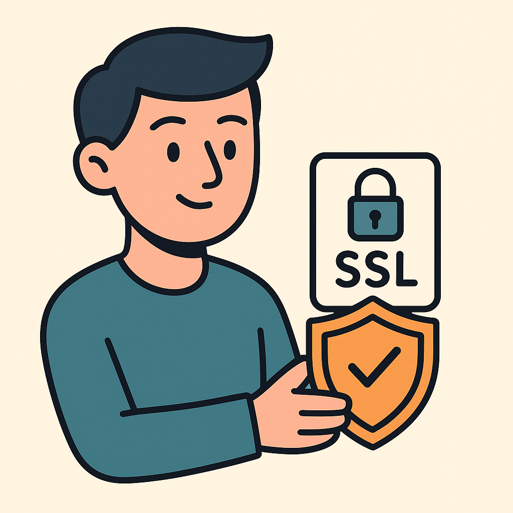 Illustratie van OCSP stapling proces met server, CA en browser